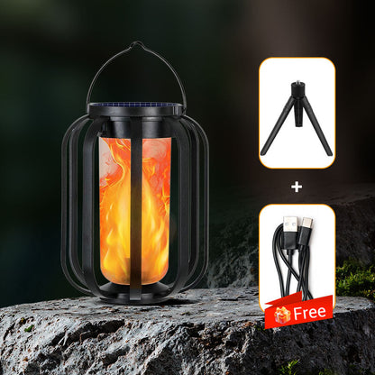 🔥Last Day Promotion 50%OFF✨ Solar Lantern Outdoor Light with 4 Modes - USB Recharge Backup, Powerbank Function, Collapsible & Lightweight for Camping ⛺️