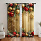 🔥 Free Shipping LAST DAY PROMOTION - 50%OFF 🔥 Christmas Window Curtains 2-Piece Set for Home Decor