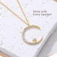 💖LAST DAY PROMOTION - 50%OFF 💖 Gift For Women💕Bright Night: Moon Star Necklace🌙✨