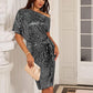 💖LAST DAY PROMOTION - 50%OFF 💖 Women's One Shoulder Sequin Sparkling Party Club Dress