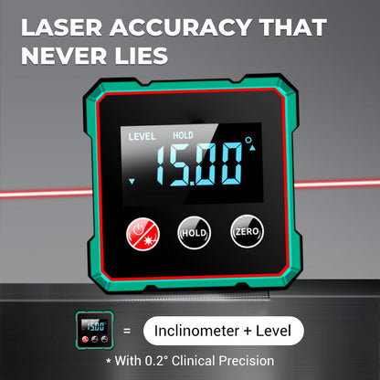 🔥LAST DAY PROMOTION - 50%OFF 🔥 Magnetic Digital Angle Finder with Electronic Laser