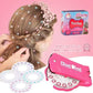🎅Xmas Sales - 50% OFF🎄Glitter Diamond Styling Tools Hair Gemstone Styling Set +180 colorful gemstones to light up girls' hair