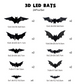 🔥 Last Day Promotion 50%OFF 🔥 🦇Halloween 3D Lighted Bats