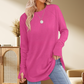 Women's Casual Long Sleeve Round Neck Top