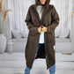 ❄️LAST DAY PROMOTION - 50%OFF 💖 Women's Loose-Fit Hooded Long Coat