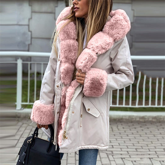 ❄️LAST DAY PROMOTION - 50%OFF 💖 ⏰Women’s Parka Jacket with Removable Fluffy Trim