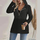 💖LAST DAY PROMOTION - 50%OFF 💖 Women’s Trendy Hooded Long Sleeve Zip-Up Jacket