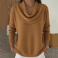 💖LAST DAY PROMOTION - 50%OFF 💖 Women’s Elegant Cozy Cowl Collar Sweater