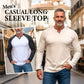 🔥LAST DAY SALE 50% OFF🔥 Men's Casual Long Sleeve Top