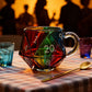 🔥LAST DAY SALE 50% OFF🔥 Rainbow Glass D20 Dice Mug with Handle