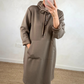 💖LAST DAY PROMOTION - 50%OFF 💖Women's Oversized Long Hoodie Dress with Pockets