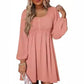 💖LAST DAY PROMOTION - 50%OFF 💖 Women's Solid Color Lantern Sleeves Midi Dress