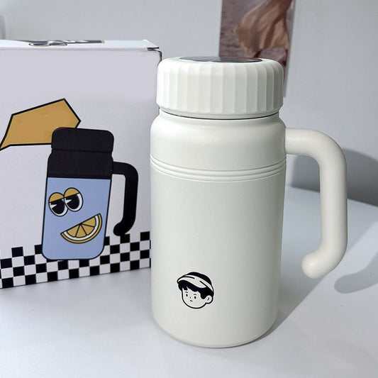 🔥LAST DAY SALE 50% OFF🔥 1000ML Stainless Steel Insulated Cup with Handle ✋ | Double-Wall Insulation ☕❄️ | Select Your Inner Wall Coating