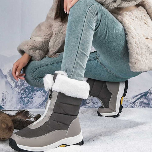 🔥LAST DAY SALE 50% OFF🔥 Women’s Non-Slip Warm Zipper Snow Boots
