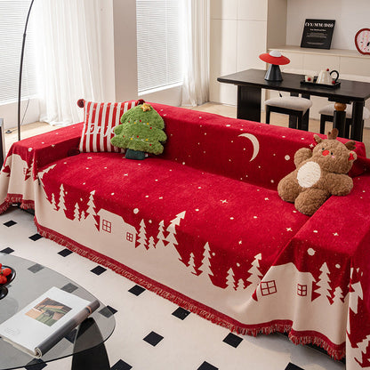 🔥 LAST DAY PROMOTION - 50%OFF 🔥 Christmas Chenille Sofa Slipcover