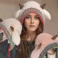 💖LAST DAY PROMOTION - 50%OFF 💖 Plush lamb-shaped hat and cute earmuffs