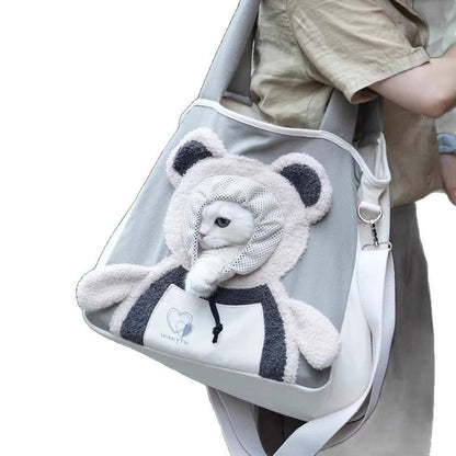 🔥LAST DAY PROMOTION - 50%OFF 🔥 Cute Bear Pet Carrier Bag With Head-Out Design