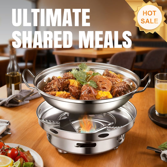 🔥 LAST DAY PROMOTION - 50%OFF 🔥 Windproof Alcohol Stove with Pot