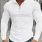 🔥Christmas Sale 50% OFF!!🔥 Men's Stand Collar Half-Zip Long Sleeve Sweatshirt