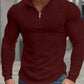 🔥Christmas Sale 50% OFF!!🔥 Men's Stand Collar Half-Zip Long Sleeve Sweatshirt