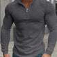 🔥Christmas Sale 50% OFF!!🔥 Men's Stand Collar Half-Zip Long Sleeve Sweatshirt