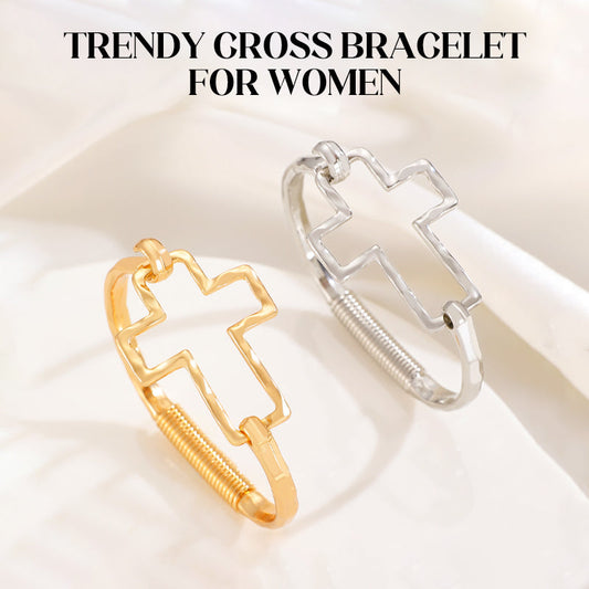 🔥Christmas Sale 50% OFF!!🔥 Trendy Cross Bracelet for Women