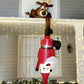 🔥Super limited sale Santa hanging off the roof inflatable Hanging🔥 Christmas Inflatable Decoration
