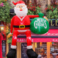 🔥Super limited sale Santa hanging off the roof inflatable Hanging🔥 Christmas Inflatable Decoration